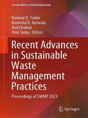 cover image of Recent Advances in Sustainable Waste Management Practices